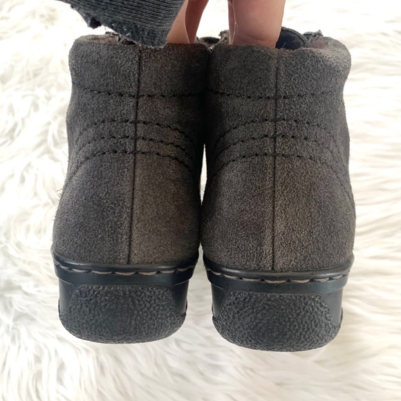 Ara gray suede lace up side zip booties size 7.5 - Picture 5 of 9